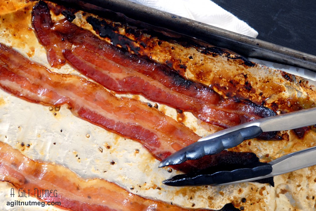 maple cider glazed bacon